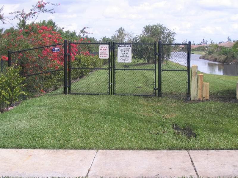 Commercial access and entry fencing for controlled openings, internal partitions, and traffic flow