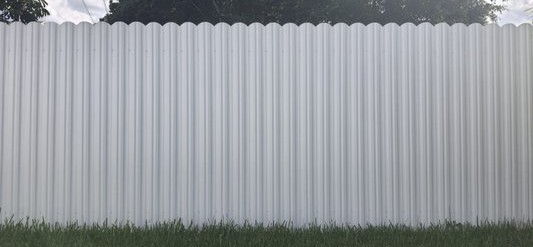 Solid steel panel privacy fence installation for durable screening and a modern property perimeter